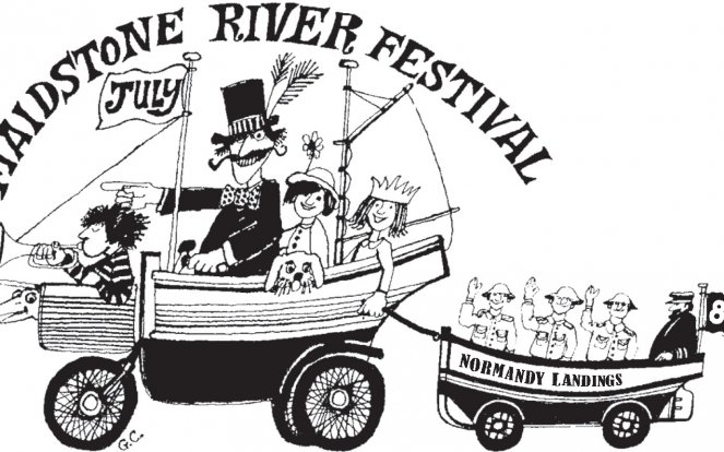 Normandy Landings Maidstone River Festival Logo 2024